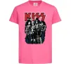 Дитяча футболка Kiss poster Яскраво-рожевий фото
