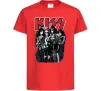 Дитяча футболка Kiss poster Червоний фото