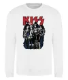 Світшот Kiss poster Білий фото