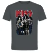 Мужская футболка Kiss poster Графит фото