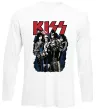 Лонгслів Kiss poster Білий фото
