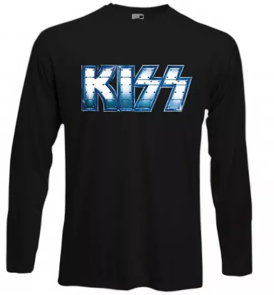 Лонгслив Kiss metal Черный фото