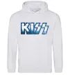 Чоловіча толстовка (худі) Kiss metal Сірий меланж фото