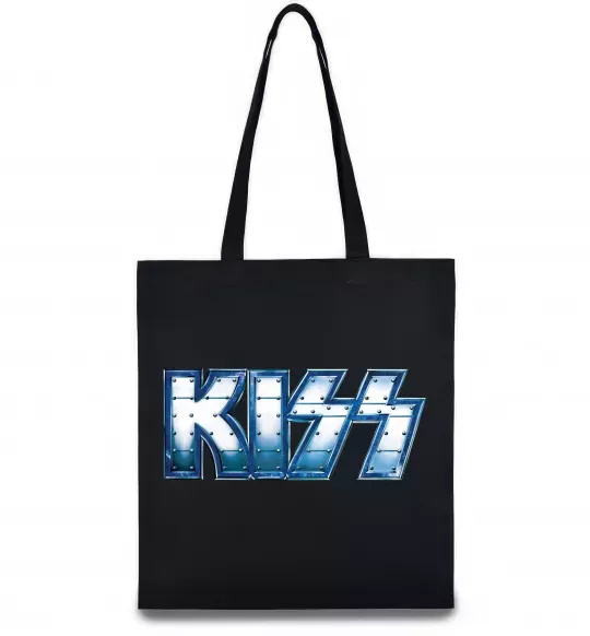 Эко-сумка Kiss metal Черный фото