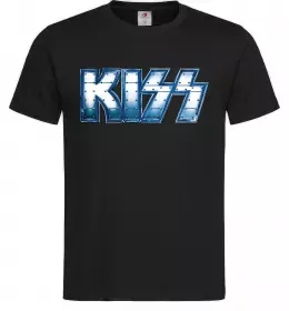 Мужская футболка Kiss metal Черный фото