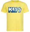 Мужская футболка Kiss metal Лимонный фото