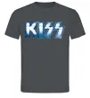 Мужская футболка Kiss metal Графит фото