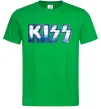 Мужская футболка Kiss metal Зеленый фото