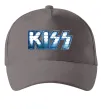 Кепка Kiss metal Серый фото