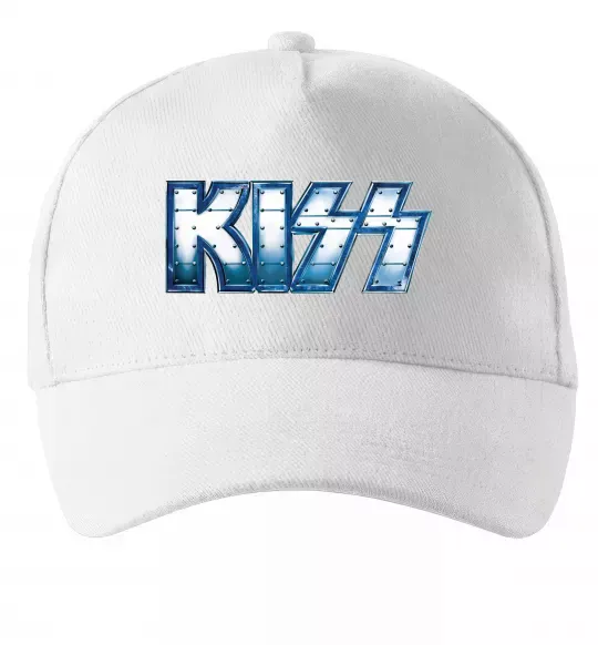 Кепка Kiss metal Белый фото