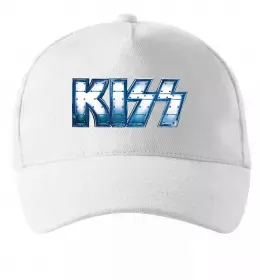 Кепка Kiss metal Белый фото