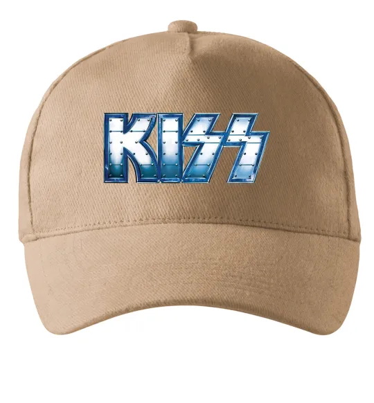 Кепка Kiss metal Песочный фото