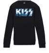 Детский Свитшот Kiss metal Черный фото