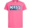 Дитяча футболка Kiss metal Яскраво-рожевий фото
