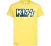 Дитяча футболка Kiss metal Лимонний фото