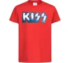 Дитяча футболка Kiss metal Червоний фото