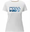 Жіноча преміум футболка Kiss metal Білий фото
