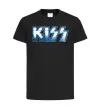 Детская футболка Kiss metal Черный фото