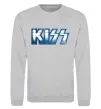 Свитшот Kiss metal Серый меланж фото