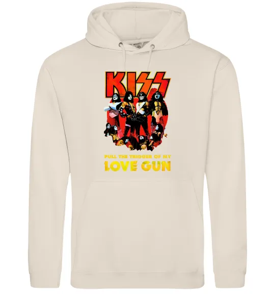 Чоловіча толстовка (худі) Kiss love gun Таш фото