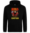 Жіноча толстовка (худі) Kiss love gun Чорний фото