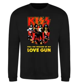 Свитшот Kiss love gun Черный фото