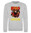 Свитшот Kiss love gun Серый меланж фото