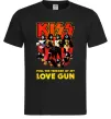 Мужская футболка Kiss love gun Черный фото