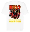 Футболка Оверсайз Kiss love gun Белый фото
