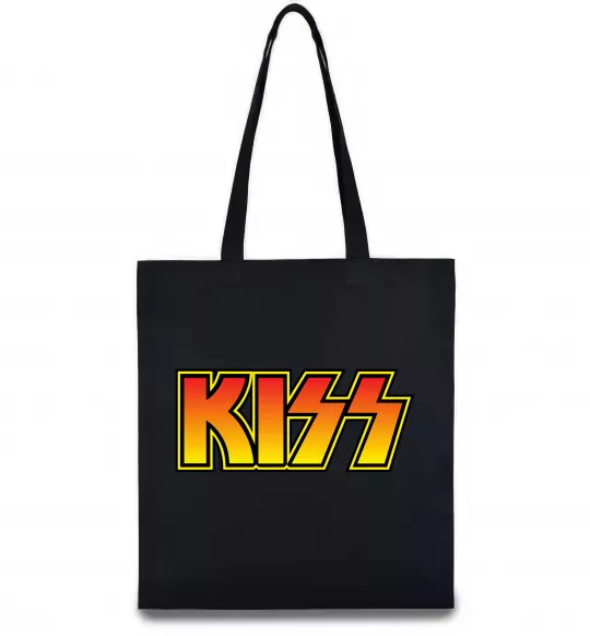 Эко-сумка Logo Kiss Черный фото