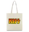 Эко-сумка Logo Kiss Бежевый фото