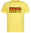 Чоловіча футболка Logo Kiss Лимонний фото