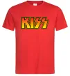 Чоловіча футболка Logo Kiss Червоний фото