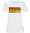 Жіноча футболка Logo Kiss Білий фото