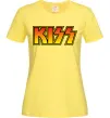 Жіноча футболка Logo Kiss Лимонний фото