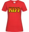 Жіноча футболка Logo Kiss Червоний фото