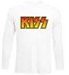 Лонгслив Logo Kiss Белый фото