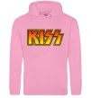 Женская толстовка (худи) Logo Kiss Розовый фото