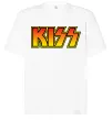 Футболка Оверсайз Logo Kiss Білий фото