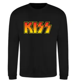 Свитшот Logo Kiss Черный фото