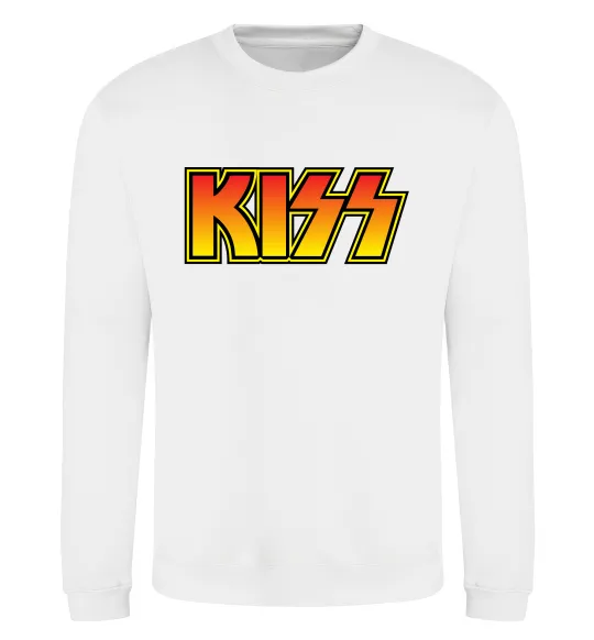 Світшот Logo Kiss Білий фото