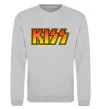 Світшот Logo Kiss Сірий меланж фото
