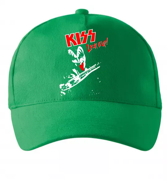 Кепка Kiss lick it up Зелений фото