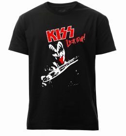 Чоловіча преміум футболка Kiss lick it up