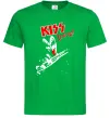 Чоловіча футболка Kiss lick it up Зелений фото