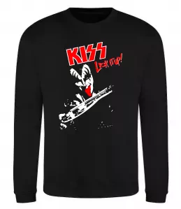 Свитшот Kiss lick it up Черный фото