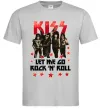 Мужская футболка Let me go rock n roll Серый фото