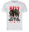 Мужская футболка Let me go rock n roll Белый фото