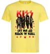 Мужская футболка Let me go rock n roll Лимонный фото