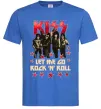 Мужская футболка Let me go rock n roll Ярко-синий фото